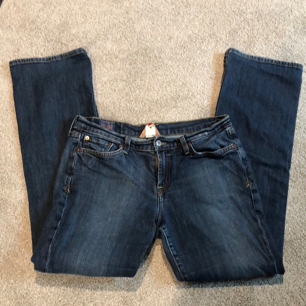 Lucky brand Classic Rider jean boot cut medium wash denim jean 8/29